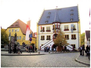 Das Rathaus von Volkach